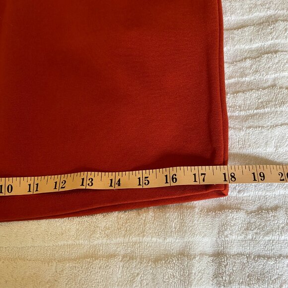 "Peplum" style dress, dark orange (copper-ish) - Picture 8 of 12